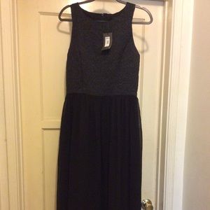 NWT Armani Exchange Black Gown....with Pockets!
